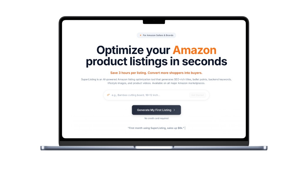 Amazon Listing Optimization with AI | Titles, Bullets, A+ & Video ...